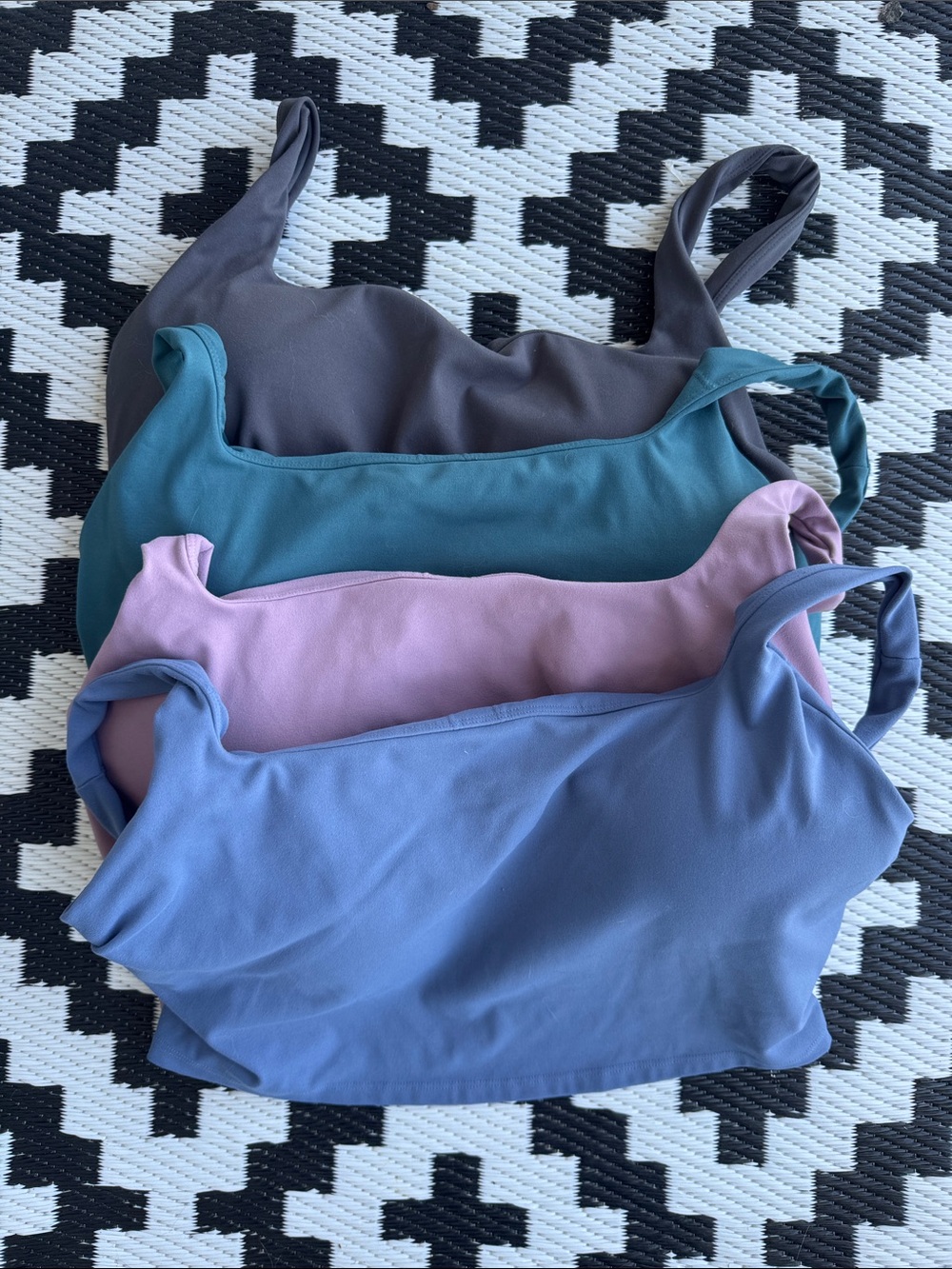 4 PC Crop Tank / Sports Bra - XXL